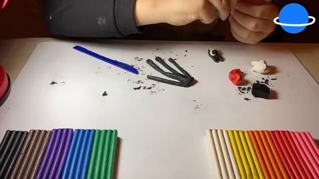 Мультяшный кот из пластилина | Plasticine Cartoon Cat