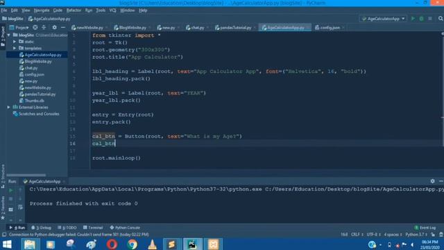 [SIMPLE] Age Calculator App -- Tkinter || PYTHON ?? смотреть онлайн