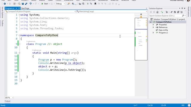 Part 3: Everything is an object - Python for the CSharp developer series смотреть онлайн