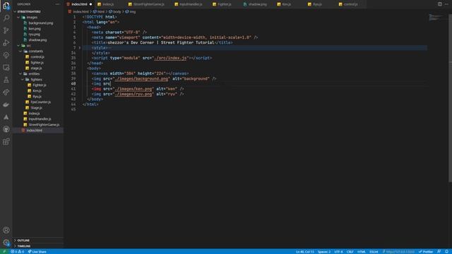 Coding a Street Fighter game | JavaScript, HTML Canvas | Adding Keyboard & Gamepad controls (Part 6 смотреть онлайн