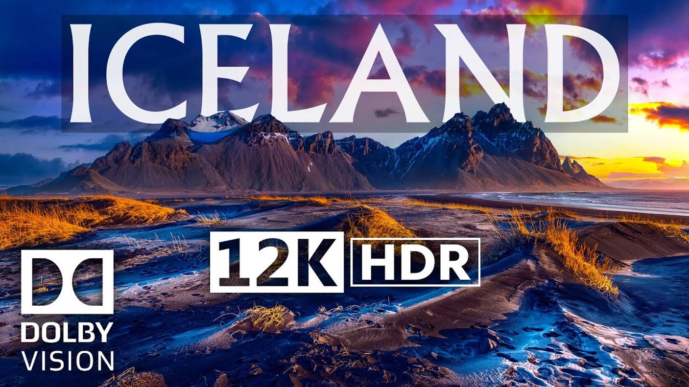 Исландия HDR 12K Dolby Vision смотреть онлайн