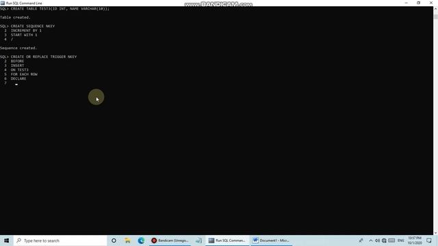 HOW TO CREATE AUTO GANRATE PRIMARY KEY USING SEQUENCE? смотреть онлайн
