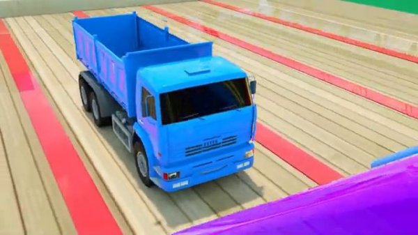 Soccer Balls and a high Slide - Jumping off a High slide - Learn Colors with Str