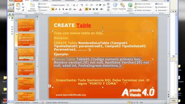 Curso SQL - VT 03: Introducción a Structured Query Language (SQL) смотреть онлайн