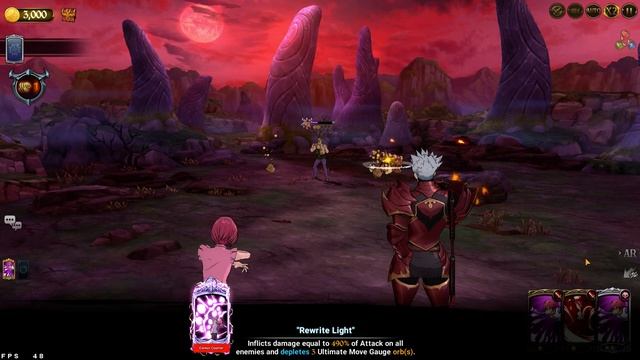 Seven Deadly Sins Grand Cross Crimson Earth Extreme Boss Battle Clear With 1 Hero Achivement смотреть онлайн