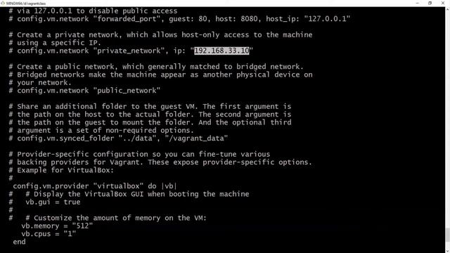 How To Configure IP Address On Vagrant VM смотреть онлайн