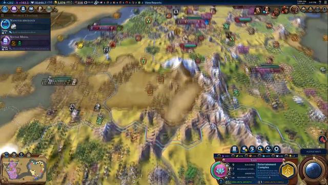 Civilization VI | Indian Empire Gameplay | Launch Earth Satellite #18 смотреть онлайн