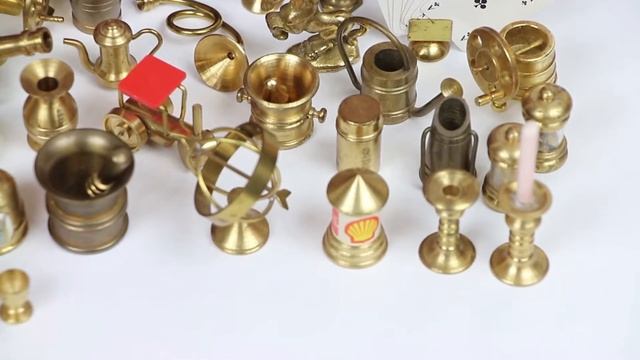 *АРХИВ* Большая коллекция латунных миниатюр. 55 шт. смотреть онлайн