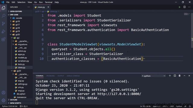 Basic Authentication and Permission Class in Django REST Framework (Hindi) смотреть онлайн