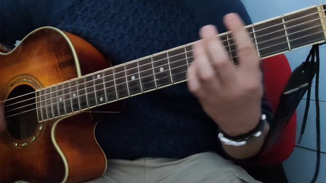 Iron Maiden - Wasting Love acoustic cover riff смотреть онлайн