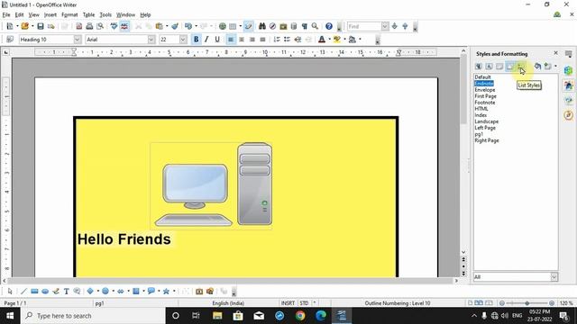 Styles and Formatting in Open Office Writer. How to Create, Update, Load style in Writer. смотреть онлайн