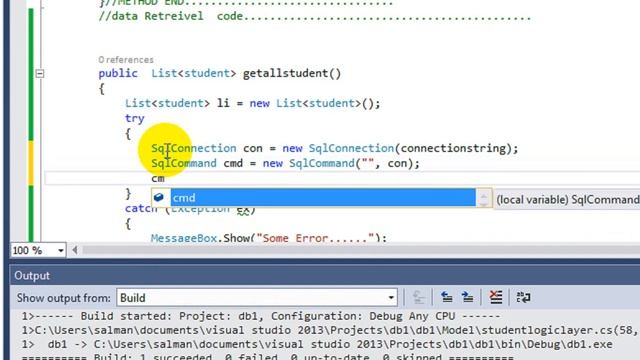 How To display All Data from SQL server table in Visual C# Gridview смотреть онлайн