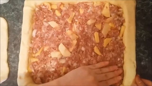 #KelinAigerim Етті бәліш (Мясной пирог) Рецепт қазақша смотреть онлайн