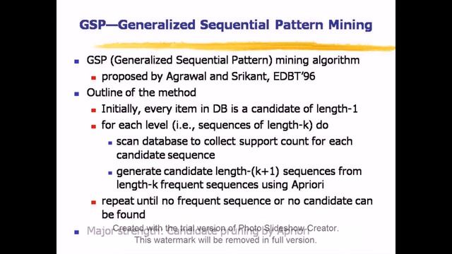 sequential pattern mining and spade algorithm смотреть онлайн