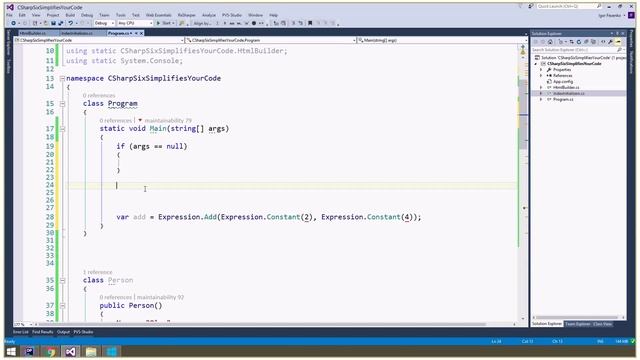 How C# 6.0 Simplifies Your Code by Igor Fesenko (Rus) смотреть онлайн