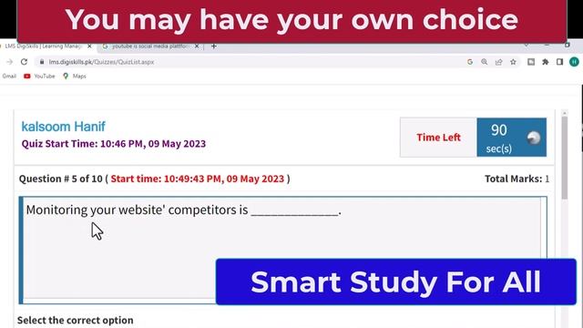 SEO -Search Engine Optimization QUIZ 4 BATCH 4 solved by Smart Study For All смотреть онлайн