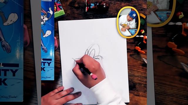 Space Jam 2's Eric Bauza: How to Draw Daffy Duck! смотреть онлайн