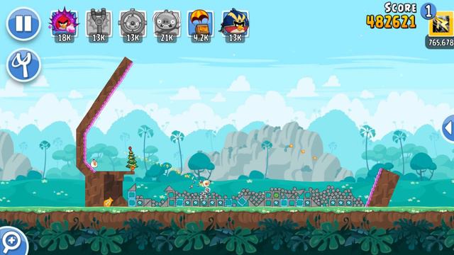 Angry Birds Friends Tournament Level 5 Week 332-B MOBILE Highscore POWER-UP walkthrough смотреть онлайн