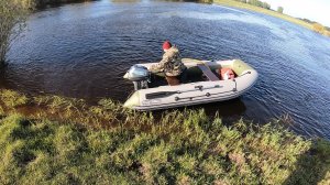 Reef Triton 360 Замер скорости тест лодки