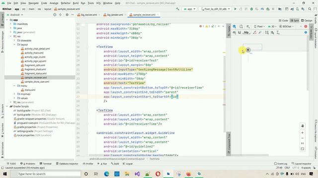 11. WhatsApp Clone - Sender and Receiver Layout | Android Project смотреть онлайн
