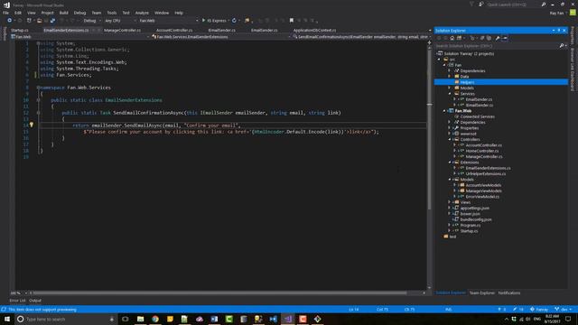 Fanray Ep02 - Refactored default ASP NET Core 2.0 MVC template, EF Core and more смотреть онлайн