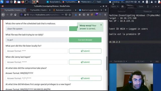 [FR] TryHackMe - Investigating Windows (Windows Forensics) смотреть онлайн