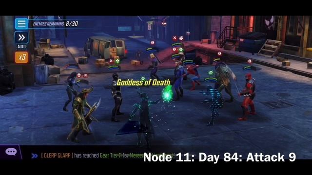 Dark Dimension 3 - Node 11 - Part 2 - Day 81 to 86 - Marvel Strike Force - Free to Play смотреть онлайн