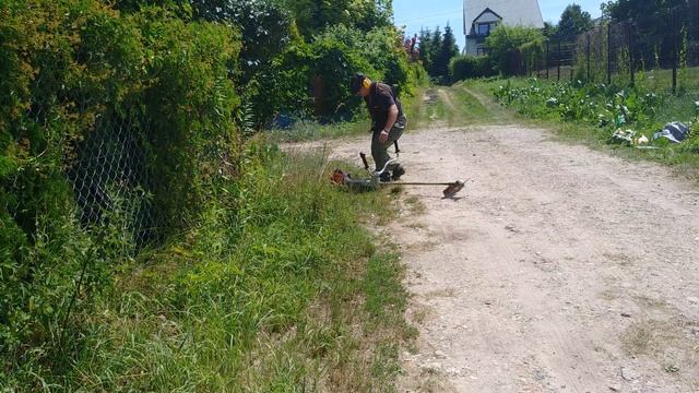 Koszenie kosą Stihl FS 490 C-EM część 2 смотреть онлайн