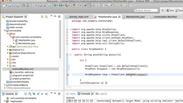 Enviar peticion POST a PHP desde Android - Conectar Android con una aplicacion web(php,mysql) pt2 смотреть онлайн