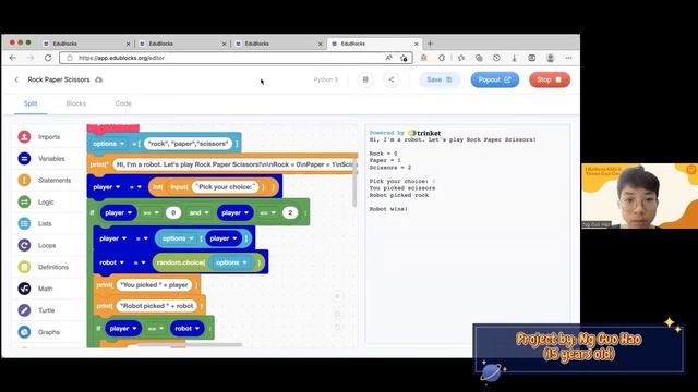 Fast Track Program: Block-Based Python | Project Showcase смотреть онлайн