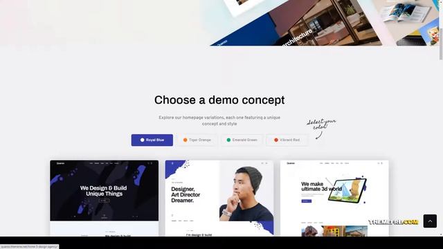 Quanzo - Personal Portfolio WordPress Theme minimal clean Website Builder смотреть онлайн