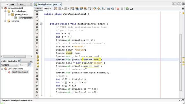[java b darija] String Memory Allocation - String vs Arrays - Equals vs == الفرق مع امثلة تطبيقية смотреть онлайн