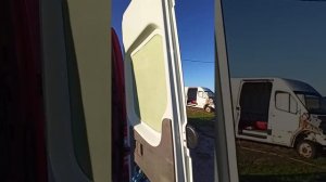 Мерседес Спринтер 906, задние двери из стеклопластика.