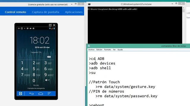 Quitar PIN/patrón de bloqueo Android sin eliminar datos смотреть онлайн