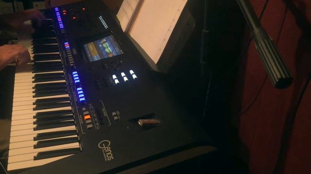 If i only had time - live played on the Genos смотреть онлайн