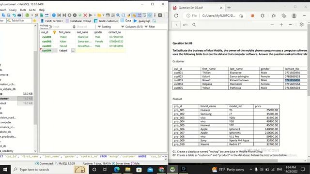 Database Task 08 | Write a Search Query Statement | 1st Year | Java Institute смотреть онлайн