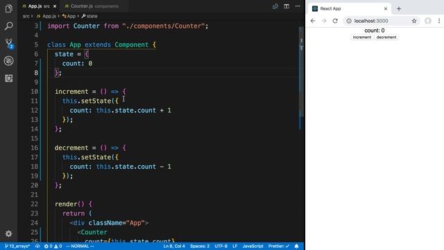 Lifting State Up React.js - Part 14 смотреть онлайн