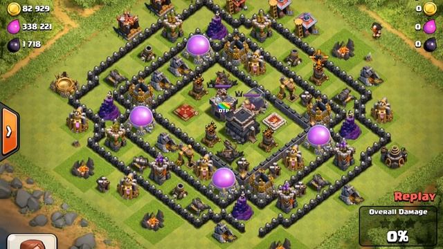 Clash of Clans: TH9 Anti-Hog Trophy Base Speed Build смотреть онлайн