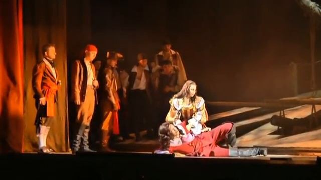 Фрагмент из мюзикла «Одиссея капитана Блада» Новосибирского музыкального театра смотреть онлайн