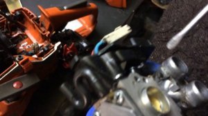 Husqvarna.Повышений холостой.Ремонт карбюратора.регулировка карбюратора
