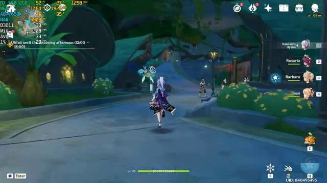 A8 7650K + RX 560 2GB play Genshin Impact 3.1 смотреть онлайн