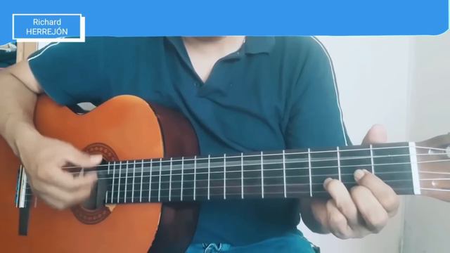 Canción fácil en guitarra con adornos en RE смотреть онлайн