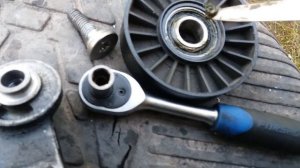 Ремонт или замена натяжного ролика Опель астраg