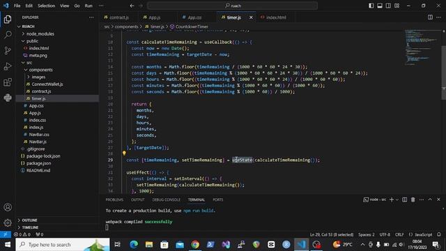 How to Create a count down timer in React #Timer смотреть онлайн