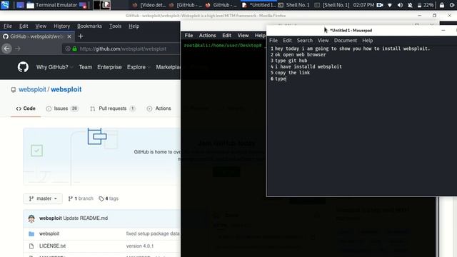 how to install websploit смотреть онлайн