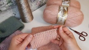 Повязка на голову  спицами. МК