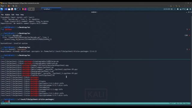 FIX Python "No Module Named Found" Error | Kali Linux смотреть онлайн