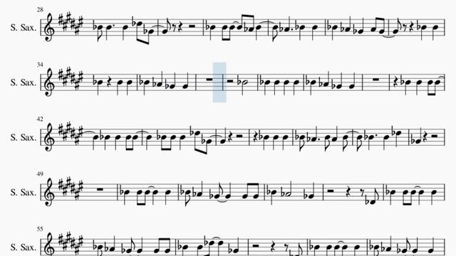 Soprano Sax Sheet Music: How to play Cowboys Don't Cry by Oliver Tree смотреть онлайн