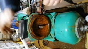 Замена торцевого уплотнения на насосной станции Marina cam 100hl