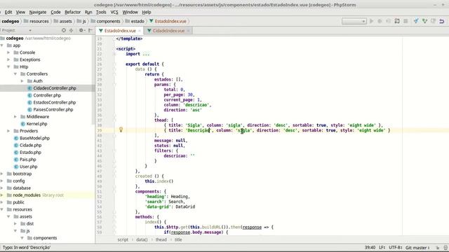 Projeto com Laravel 5.5, Semantic UI e Vue.js 2 - Parte 7 смотреть онлайн